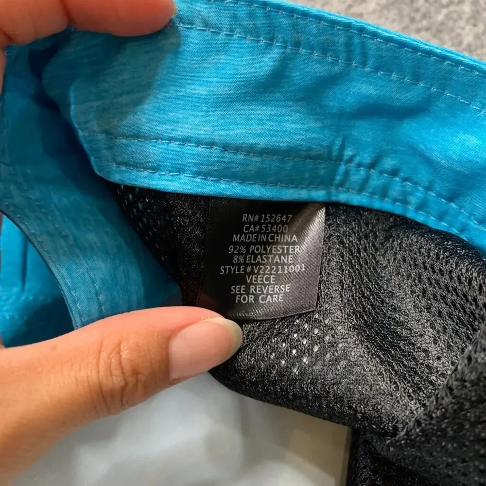 Veece Boardshorts Mens 40 Peacock Blue Stretch Unlined Beach Swim Surf Surfing